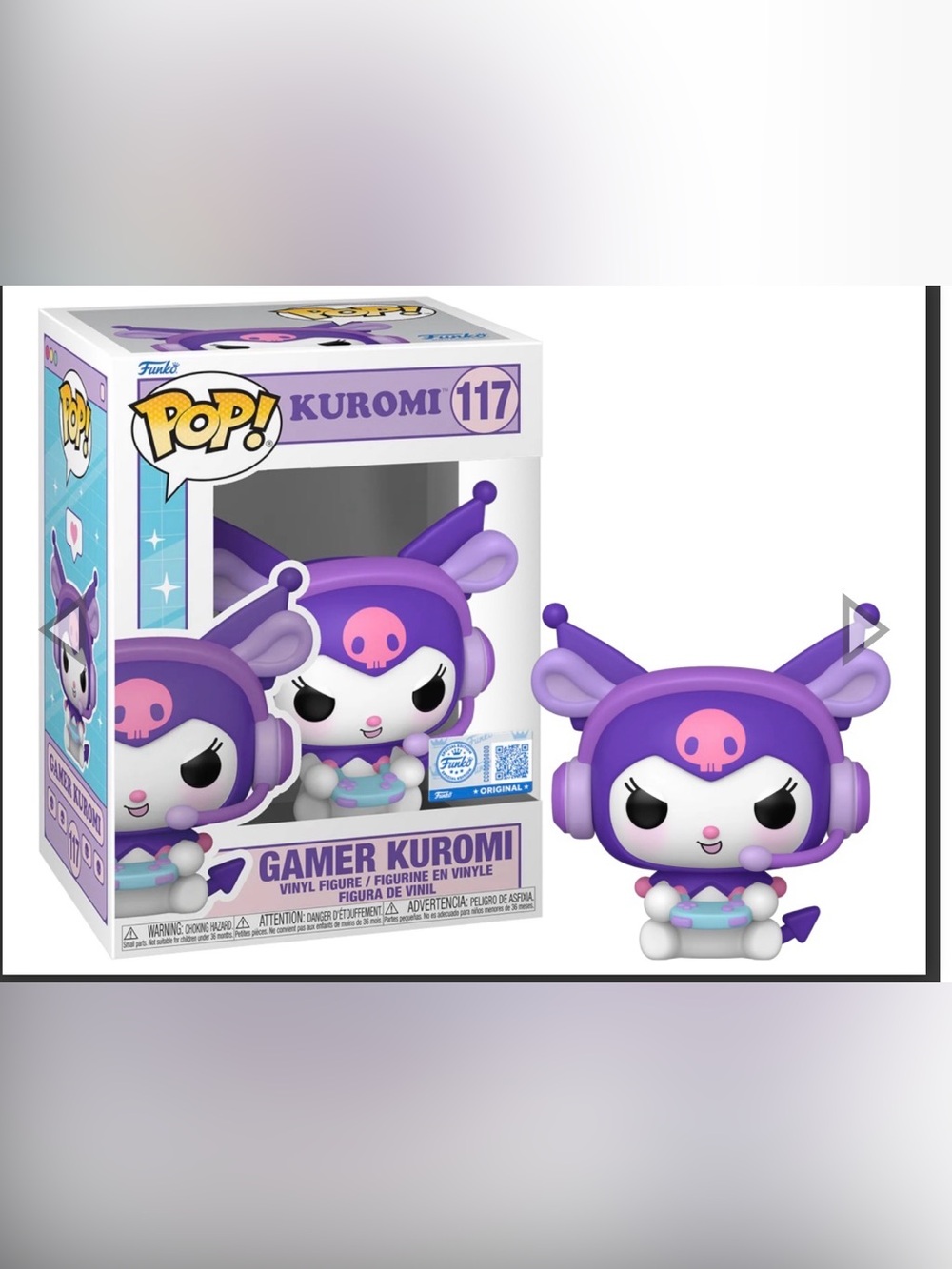 2025 New in Box Exclusive Gamer Kuromi Funko Pop